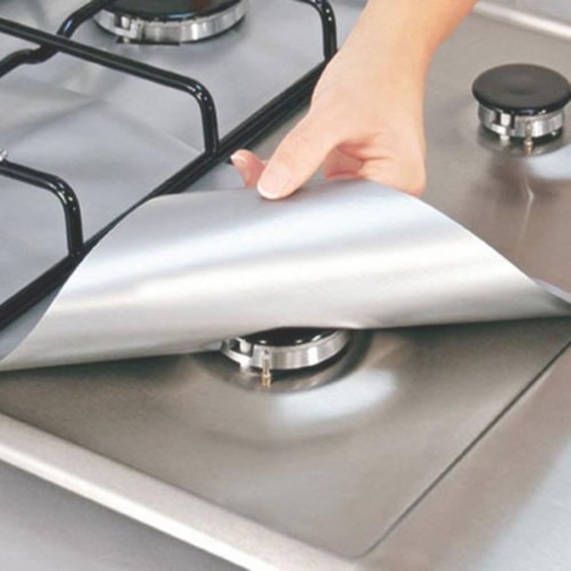 2pcs/lot Reusable Gas Range Stovetop Burner Protector Liner Cover For Cleaning Kitchen Tools 2pcs/lot Reusable Gas Range Stovetop Burner Protector Liner Cover For Cleaning Kitchen Tools